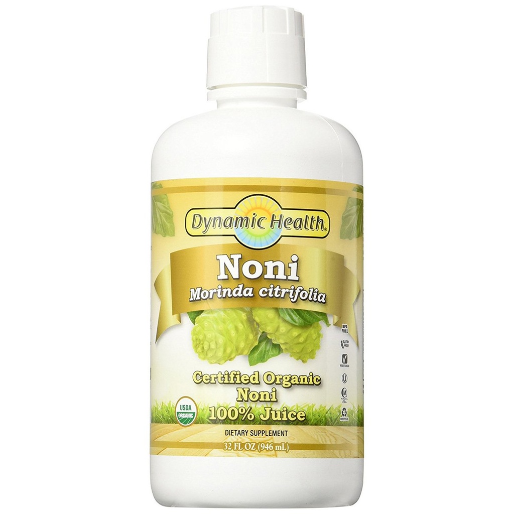 Dynamic Health Laboratories INC Organic Tahitian Noni 100% 32 OZ