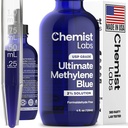 2% Pharmaceutical Grade Methylene Blue Liquid Solution - 99% Purity USP Grade, Blue Methylene, Cellular & Mitochondrial Support, Third-Party Tested, Made in USA, 4oz