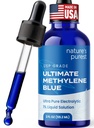 Sweat & Soul Methylene Blue Pharmaceutical Grade 2oz - Made in USA - Balanced Electrolytic 1% Solution - USP Grade, No Formaldehyde, No Alcohol, 3rd Party Tested