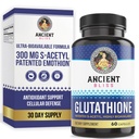 Ancient Bliss S-Acetyl Glutathione Supplement – Plant-Based Antioxidant Formula for Daily Wellness – 60 Vegan Capsules