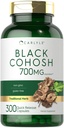 Carlyle Black Cohosh Capsules | 300 Count | Non-GMO, and Gluten Free Formula | Black Cohosh Root Extract Supplement