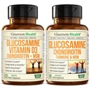 Vimerson Health Glucosamine Chondroitin with Vitamin D & Glucosamine Chondroitin MSM and Turmeric Supplement – Joint Support with Boswellia, Bromelain, MSM