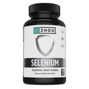 Zhou Selenium - Selenium 200mcg Capsules, Mineral Supplements for Women and Men, Antioxidant, Thyroid, and Cellular Support, Vegan, Pure - 100 Veggie Capsules