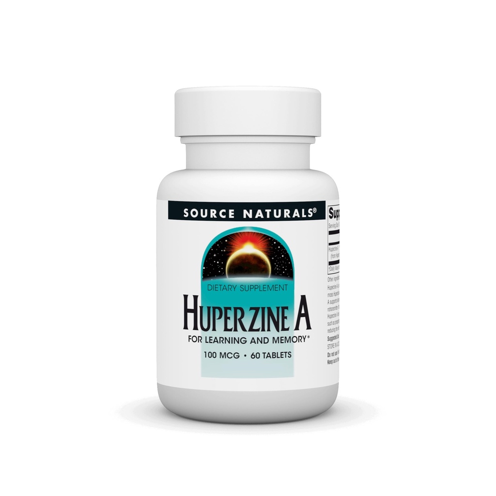 Source Naturals Huperzine A for Learning & Memory* - 100 mcg, 60 Tablets