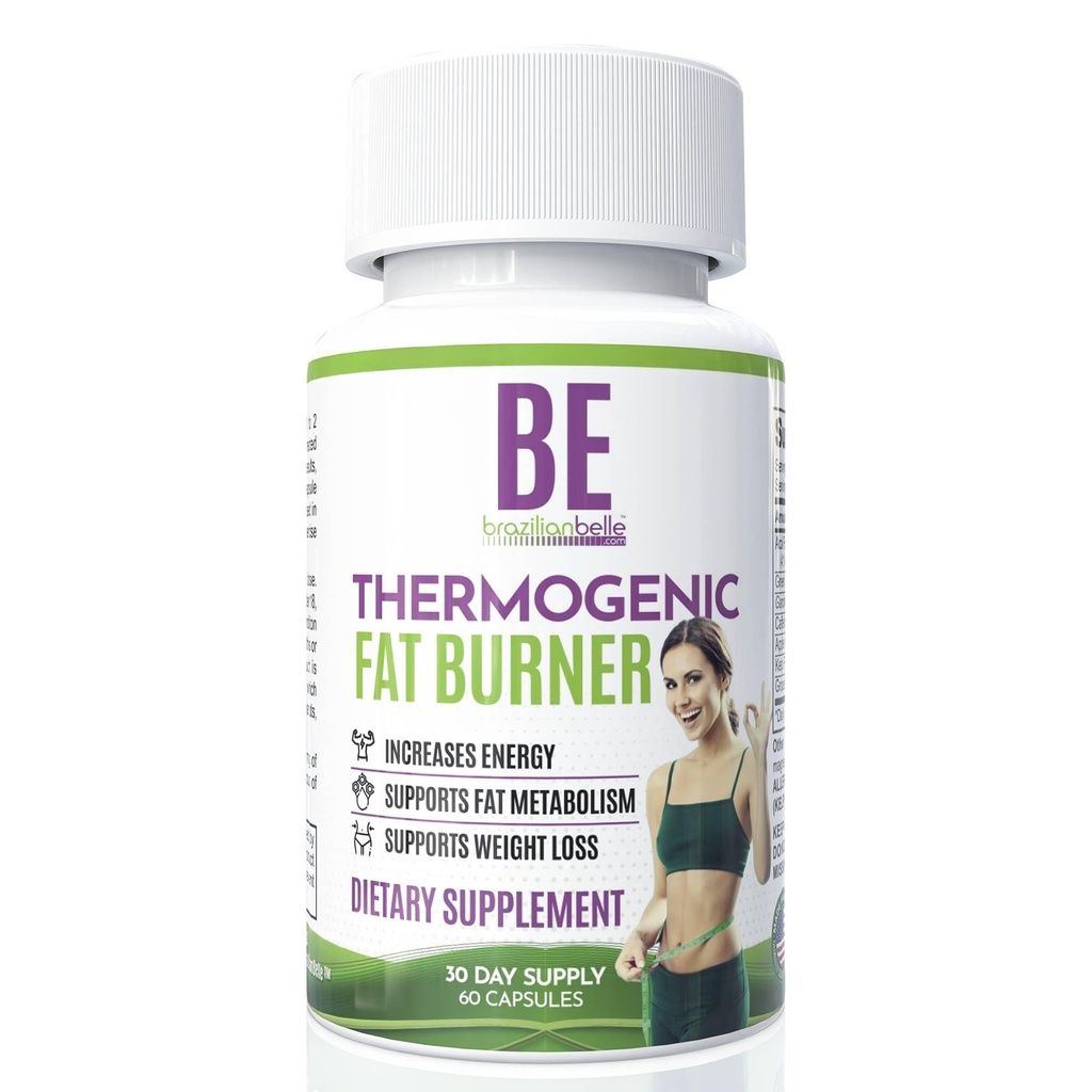 Thermogenic Fat Burner for Women – Advanced Weight Loss Pills with Green Tea, Garcinia Cambogia & Natural Caffeine – Boost Energy, Support Fat Metabolism – 60 Capsules – Made in USA