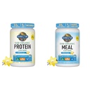 Garden of Life Organic Vegan Vanilla Protein Powder 22g Complete Plant Based Raw Protein & Vegan Protein Powder - Raw Organic Meal Replacement Shakes - Vanilla - Pea Protein