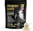 Peso do cão Gainer Aprox 90 Servings - Suplementos de ganho de peso para cães - Canino e Dog Muscle Builder - Feito nos EUA