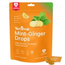 Mint-Ginger Drops, Fast-Acting Nausea Relief, Support Motion Sickness and Morning Sickness Relief, Added Vitamin B6, 30 Wrapped Ginger Candies