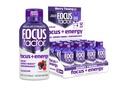 Focus Factor Focus + Energy Shots - 12 x 2oz Bottles (Berry Twang Flavor) - Powered by Nootropics with Caffeine, L-Theanine, Ginkgo, Bacopa, L-Tyrosine, Alpha GPC
