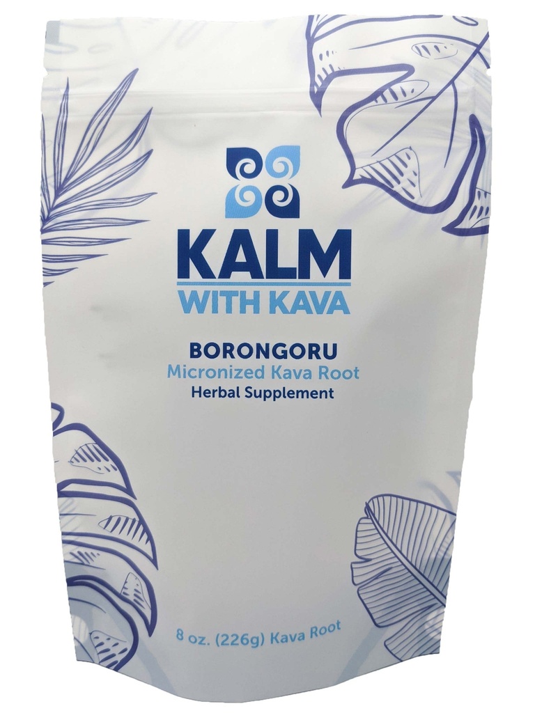 KALM with Kava Borongoru Micronized Kava (8 oz)