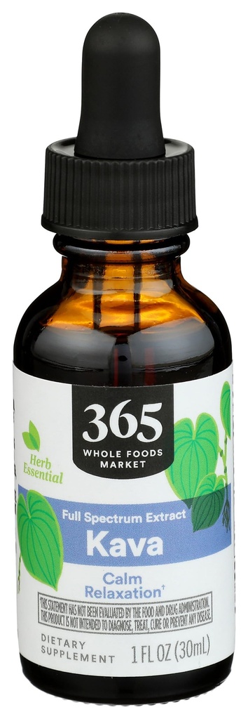 365 by Whole Foods Market Kava Liquid Extract, 1 FZ