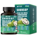 Soursop Graviola Supplement with Sea Moss, Moringa, Turmeric, Black Seed Oil, Oregano, Ashwagandha | 20-in-One Herbal extracts for Overall Health-Enhancing | Vegan, Non-GMO | 60 Capsules