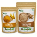 Organic Zing Shatavari- 227g & Turmeric Powder- 115g