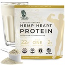 USDA Organic Hemp Protein Powder for Women & Men - Unflavored Pure Natural - Plant Based Powder, Vegan, Gluten Free, Keto - Hemp Seed Powder Cold-Pressed (30 Servings (2 lb), Unflavored)