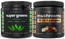 NutraChamps Super Greens & Super Mushrooms: Ultimate Brain, Gut & Body Boost