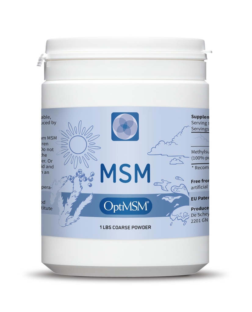 OptiMSM – Pure Methylsulfonylmethane MSM Supplement Powder – Organic, Gluten Free, Non-GMO – Opti MSM Sulfur Crystals/Powder for Kids and Adults