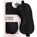 Kitsch Weighted Satin Sleep Mask - Weighted Eye Masks for Sleep and Travel - Lavender Ultra-Soft Sleeping Eye Mask for Women and Men - Light Blocking, Adjustable Strap, (4.1oz/116g)