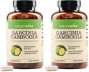 NatureWise Garcinia Cambogia - 60% HCA Concentration Extract,Natural Support for Weight Goals and Energy Levels - Vegan,Non-GMO,Gluten Free - 180 Capsules[2-6 Month Supply],(Pack of 2)