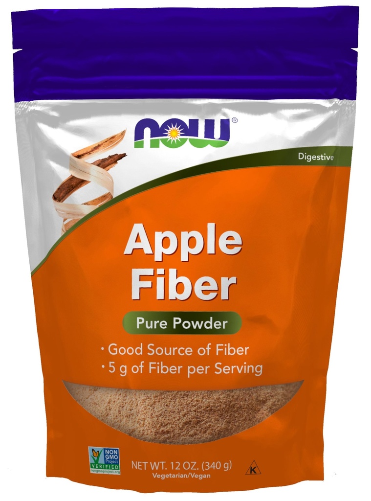 NOW Foods Apple Fiber with Pectin 12 oz