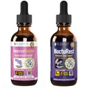 Rejuvica Health Balanced Femme + NoctuRest - Support Female Balance + Sleep - Liquid Delivery for Better Absorption - Dong Quai, Melatonin, Maca, Hops, Chamomile, Theanine & More!
