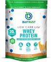 BioTrust Low Carb Lite, 20 Gramm Grass-Fed Whey Protein Isolate, 100 Kalorien, ProHydrolase Verdauungsenzyme, Non-GMO, frei von Soy und Gluten, rBGH-frei (14 Servierungen) (Orange Cream)
