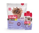 Bundle SlimFast High Protein Meal Replacement Powder, Caffeine, Mocha Cappuccino, 21 Servings + Protein Shake, Mocha Latte- 20g Protein, Meal Replacement Shake Ready to Drink, 11 Fl Oz (Pack of 12)