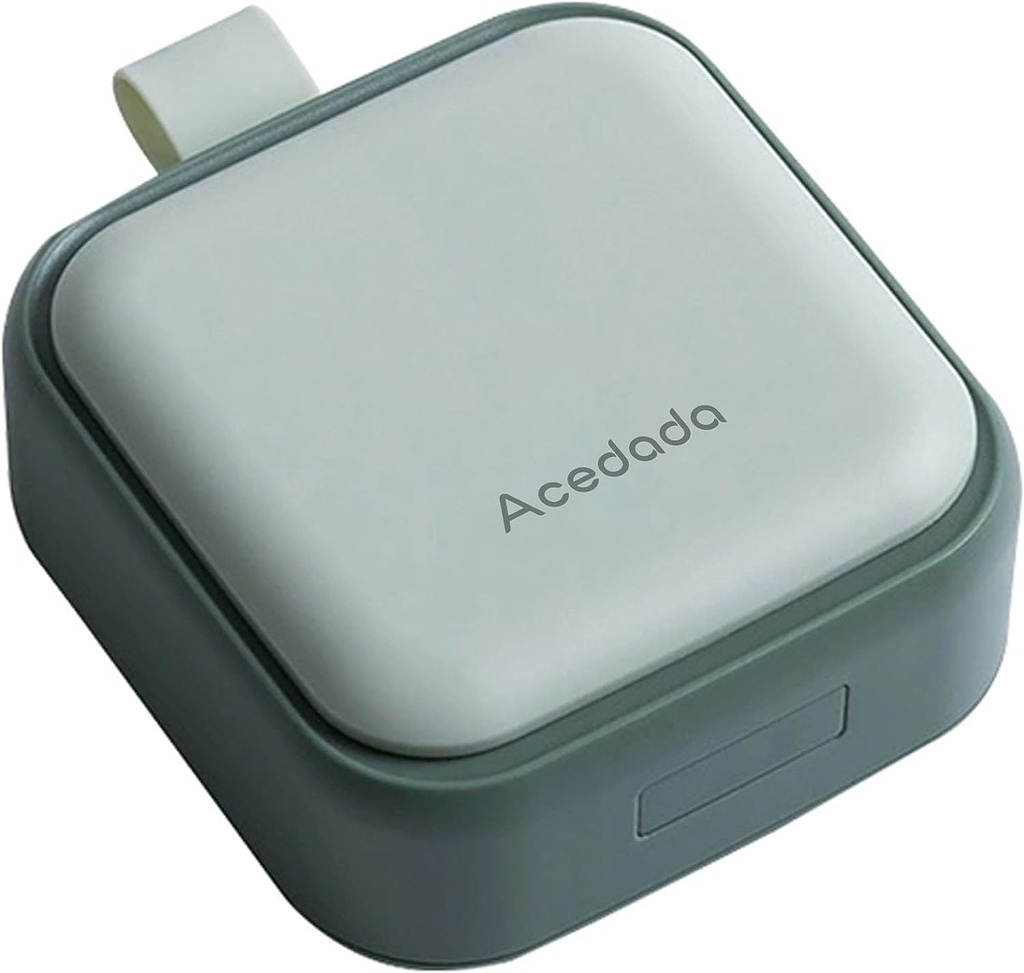 작은 알약 케이스, 귀여운 알약 상자 - Acedada Travel Daily Pill 주최자, Purse Pocket을위한 휴대용 예쁜 알약 용기, 비타민, 생선 기름, 보충제, 녹색을위한 소형 의약품 홀더