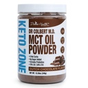 Dr. Colbert's MCT Oil Powder | Dutch Chocolate Flavor | by Divine Health | Keto Zone | 70% C8 | 30% C10 | 0 Net Carbs | Gluten Free | 30 Day Supply | 348g