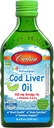 Carlson - Kid's Cod Liver Oil, 550 mg Omega-3s, Plus Vitamins A och D3, Liquid Fish Oil, Wild Caught Norwegian Arctic Cod, Sustainably Sourced Nordic Fish Oil, Green Apple, 250 ml (8,4 Fl Oz)