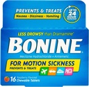 Bonine Chewable Tablets Raspberry (64 Tablets)