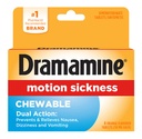 Dramamine Chewable Motion Sickness Relief, 8 Tablets each (Pack of 5)