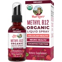 MARYRUTH'S Vitamin B12 Liquid Spray | Vegan, Non-GMO, Gluten-Free | USDA Organic Supplement | Energy & Nervous System Support | B12 Vitamins for Women & Men | 720 mcg | 1 Fl Oz
