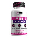 SP Nutrition BIOTIN 60 Capsulas, Cuida Tu Piel, Refuerza Uñas, Luminosidad en el Cabello. (1 Bote, 1 Mes de USO)