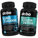 DR. BO Lung Cleanse & Colon Detox - Herbal Formulas to Support Respiratory Health & Bowel Movements