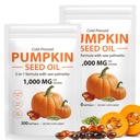 Pumpkin Seed Oil with Saw Palmetto Capsules-Pumpkin Seed Oil Capsules for Hair Growth | Cold Pressed Essential Fatty Acids & Phytosterols | Supports Hair, Urinary,Bladder