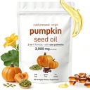 Pumpkin Seed Oil and Saw Palmetto Capsules 3000mg, Cold Pressed Blend for Hair Growth Prostate and Urinary Support, Non GMO Herbal Supplement,180 Softgels