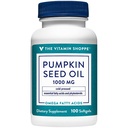 The Vitamin Shoppe Pumpkin Seed Oil Cold-Pressed 1,000 (100 (100 Softgels)
