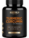 Turmeric Curcumin with BioPerine Black Pepper and 95% Curcuminoids - High Absorption Turmeric Supplements 1300mg for Hearth Health - Non-GMO, Gluten Free - 120 Capsules