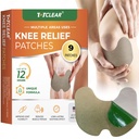 Knee Relief Patches: Herbal Knee Patches - Heat Patches for Joint Back Shoulder Neck - Wormwood Relieving