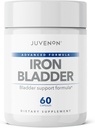 Juvenon Iron Bladder - трав'яні добавки для здорового Bladder Функція - Нетримання підтримки з екстрактом насіння гарбуза, Сой Герм екстракт, Saw Palmetto