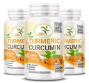 Turmeric Curcumin 1000mg with BioPerine 95% Curcuminoids - Black Pepper for Absorption, Made in USA, Natural Immune Support, Turmeric Supplement by SMS - 180 Veggie Capsules