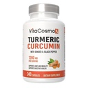 Turmeric Curcumin with Bioperine 1200 mg, Veggie Capsules, 240 Count, Non-GMO, Vegan