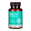 Ultra Gut Daily Cleanse - 15 Day Detox Cleanse with Cascara Sagrada, Senna Leaf, Psyllium Husk Dietary Fiber, 2.5B CFU Probiotics Gut Health Support, Non-GMO, 30 Capsules (1)