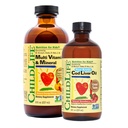 CHILDLIFE ESSENTIALS Kids Multivitamin & Mineral + Cod Liver Oil - Liquid Vitamins for Baby, Kids, & Toddlers, Arctic Cod Liver Oil, Added DHA, EPA, Omega-3 Fatty Acids, Non-GMO, Gluten Free - 2-Pack
