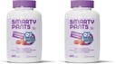 SmartyPants Toddler Multivitamin Gummies: Omega 3 Fish Oil(EPA/DHA), Vitamin D3, C, B12, B6, A, K & Zinc, Biotin, Beta Carotene, Gluten Free, 3 Fruit Flavors, 180 Count (60 Day Supply) (Pack of 2)