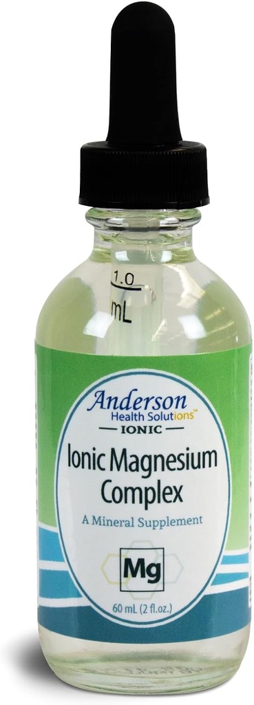 Anderson New Ionic Magnesium Complex, Liquid Magnesium Supplement, Trace Mineral Drops, 30 Servings (2 унции)