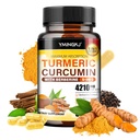 Turmeric Curcumin Supplement with Black Pepper & Bioactive Botanicals, Turmeric,Ginger, Berberine, Ceylon Cinnamon – Premium Supplement for Daily Wellness Support 60 Capsules