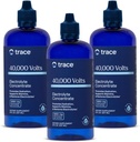 Trace Minerals 40.000 Volt - Concentrate Supplement Drops for Electrolyte Support - Support Muscle Health & Vitality - Workout Drink to Aid Hydration - 8 fl oz (Pack of 3) (144 Servings)