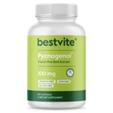 BESTVITE Pycnogenol 100mg (60 Capsules) - French Maritime Pine Bark Extract - No Stearates - Gluten Free - Non GMO