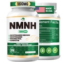 NMNH(Dihydronicotinamide Mononucleotide),NMNH Supplement 1000mg Pure Nicotinamide Mononucleotide,NAD High Purity Supplement Alternative,for Energy,Focus,Non-GMO, Gluten Free,110 Capsules